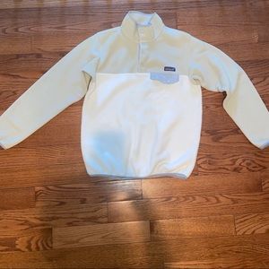 Patagonia Cream Colorblock Pullover